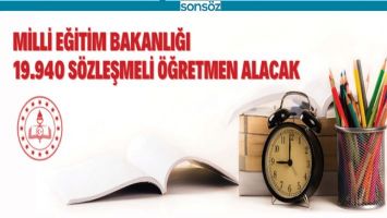 19 BİN 940 S&Ouml;ZLEŞMELİ &Ouml;ĞRETMEN ALINACAK