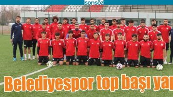 BELEDİYESPOR TOP BAŞI YAPTI
