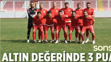 ALTIN DEĞERİNDE 3 PUAN