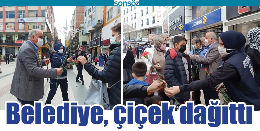 BELEDİYE, &Ccedil;İ&Ccedil;EK DAĞITTI