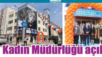 KADIN M&Uuml;D&Uuml;RL&Uuml;Ğ&Uuml; A&Ccedil;ILDI