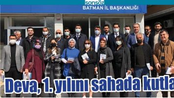 DEVA, 1. YILINI SAHADA KUTLADI