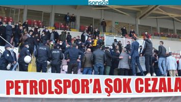 PETROLSPOR'A ŞOK CEZALAR!