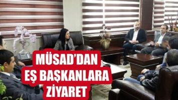 M&Uuml;SİAD&rsquo;DAN EŞ BAŞKANLARA ZİYARET
