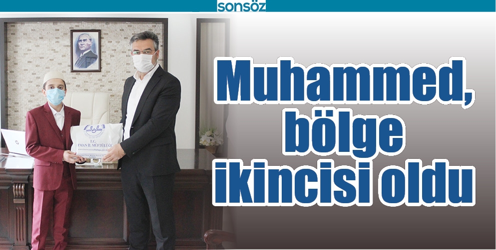 MUHAMMED, B&Ouml;LGE İKİNCİSİ OLDU