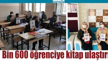 BİN 600 &Ouml;ĞRENCİYE KİTAP ULAŞTIRILDI