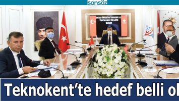 TEKNOKENT&rsquo;TE HEDEF BELLİ OLDU
