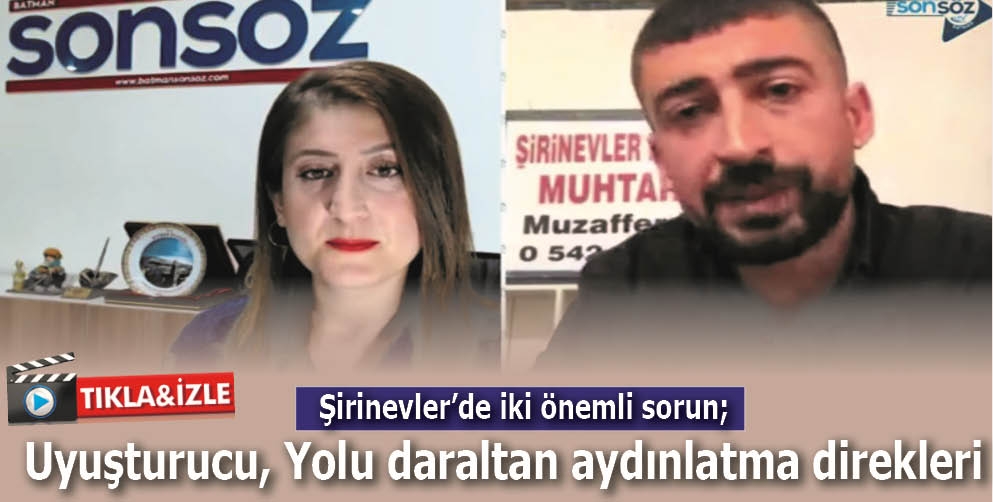 ŞİRİNEVLER&rsquo;DE İKİ &Ouml;NEMLİ SORUN