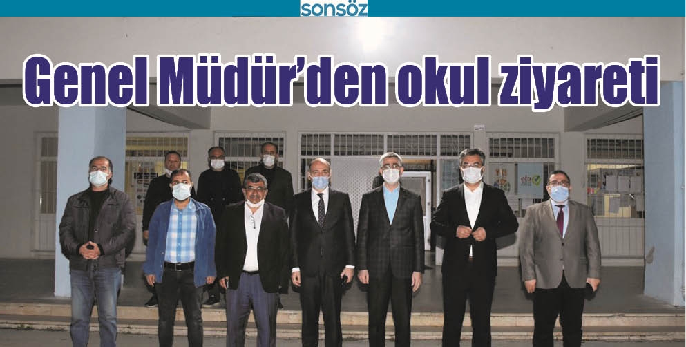 GENEL M&Uuml;D&Uuml;R'DEN OKUL ZİYARETİ