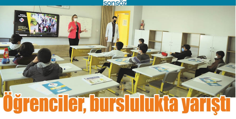 &Ouml;ĞRENCİLER, BURSLULUKTA YARIŞTI