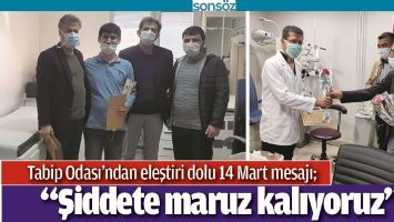 &ldquo;ŞİDDETE MARUZ KALIYORUZ&rdquo;