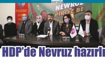 HDP&rsquo;DE NEVRUZ HAZIRLIĞI