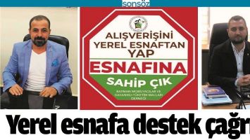 YEREL ESNAFA DESTEK &Ccedil;AĞRISI