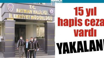 BATMAN'DA KİMLİK KONTROL&Uuml;NDE YAKALANDI!