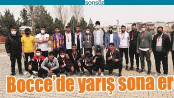 BOCCE&rsquo;DE YARIŞ SONA ERDİ