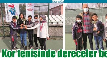 KOR TENİSİNDE DERECELER BELLİ