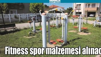 FİTNESS SPOR MALZEMESİ ALINACAK