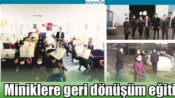 MİNİKLERE GERİ D&Ouml;N&Uuml;Ş&Uuml;M EĞİTİMİ