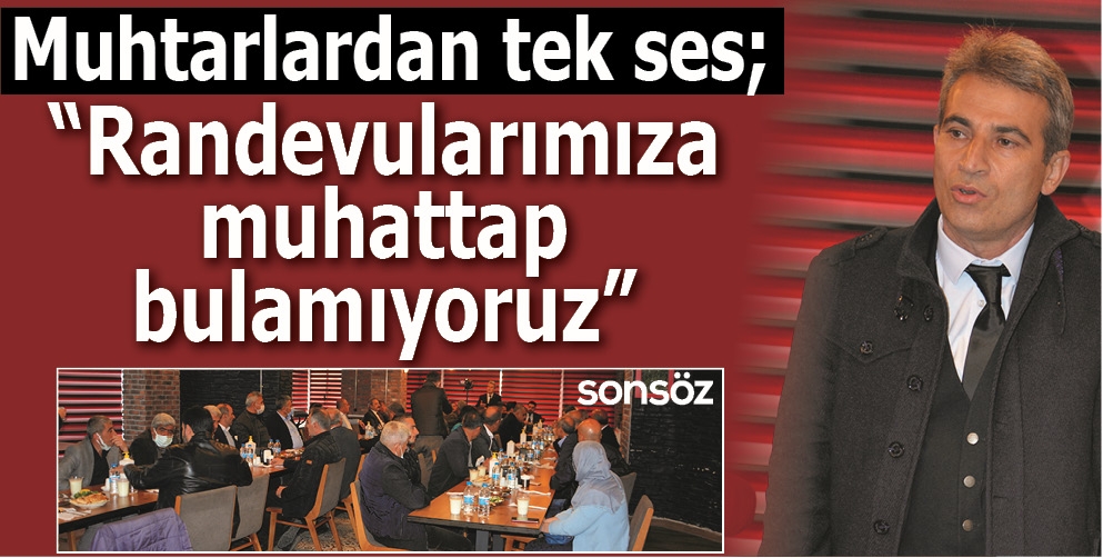 BATMANLI MUHTARLARDAN TEK SES