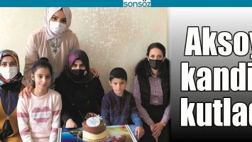 AKSOY, KANDİLİ KUTLADI