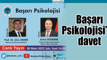 BAŞARI PSİKOLOJİSİ&rsquo;NE DAVET