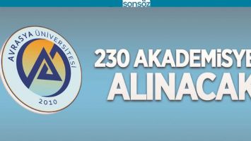 230 AKADEMİSYEN ALINACAK