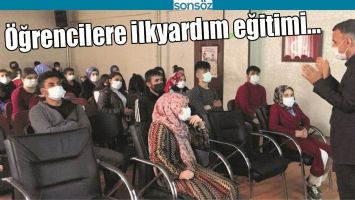 &Ouml;ĞRENCİLERE İLKYARDIM EĞİTİMİ&hellip;