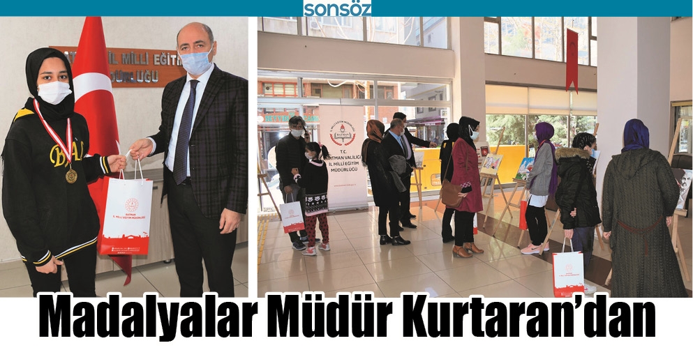 MADALYALAR M&Uuml;D&Uuml;R KURTARAN&rsquo;DAN