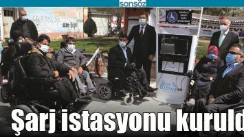 ŞARJ İSTASYONU KURULDU