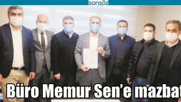 B&Uuml;RO MEMUR SEN&rsquo;E MAZBATA