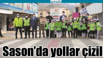 SASON&rsquo;DA YOLLAR &Ccedil;İZİLDİ