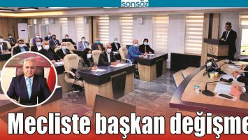 MECLİSTE BAŞKAN DEĞİŞMEDİ