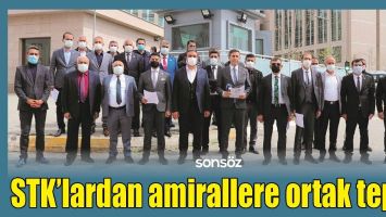 STK&rsquo;LARDAN AMİRALLERE ORTAK TEPKİ