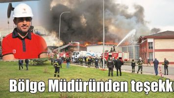 B&Ouml;LGE M&Uuml;D&Uuml;R&Uuml;NDEN TEŞEKK&Uuml;R