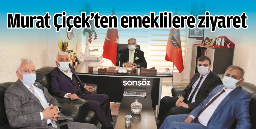 MURAT &Ccedil;İ&Ccedil;EK&rsquo;TEN EMEKLİLERE ZİYARET