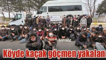 K&Ouml;YDE KA&Ccedil;AK G&Ouml;&Ccedil;MEN YAKALANDI!