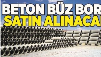 BETON BORU ALINACAK