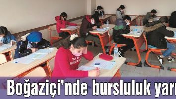 BOĞAZİ&Ccedil;İ&rsquo;NDE BURSLULUK YARIŞI