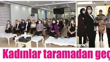KADINLAR TARAMADAN GE&Ccedil;Tİ