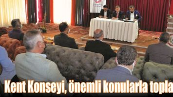 KENT KONSEYİ, &Ouml;NEMLİ KONULARLA TOPLANDI