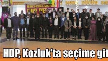 HDP, KOZLUK&rsquo;TA SE&Ccedil;İME GİTTİ
