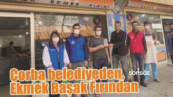 &Ccedil;ORBA BELEDİYEDEN, EKMEK BAŞAK FIRINDAN
