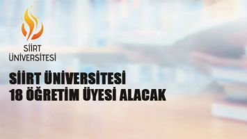 18 &Ouml;ĞRETİM &Uuml;YESİ ALINACAK