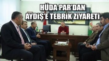 H&Uuml;DA PAR&rsquo;DAN AYDİŞ&rsquo;E TEBRİK ZİYARETİ