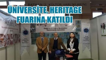 &Uuml;NİVERSİTE, HERITAGE FUARINA KATILDI