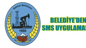 BELEDİYE&rsquo;DEN SMS UYGULAMASI...