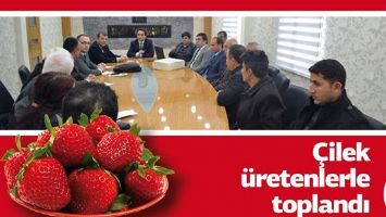 KAYMAKAM, &Ccedil;İLEK &Uuml;RETİCİLERİYLE BULUŞTU