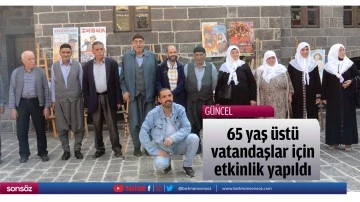 65 yaş &uuml;st&uuml; vatandaşlar i&ccedil;in etkinlik yapıldı