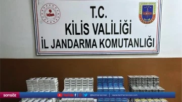 650 paket g&uuml;mr&uuml;k ka&ccedil;ağı sigara ele ge&ccedil;irildi