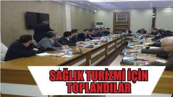 SAĞLIK TURİZMİ İ&Ccedil;İN TOPLANDILAR